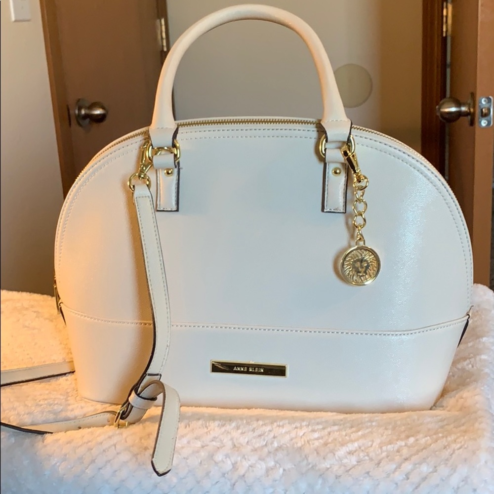 Anne Klein white purse